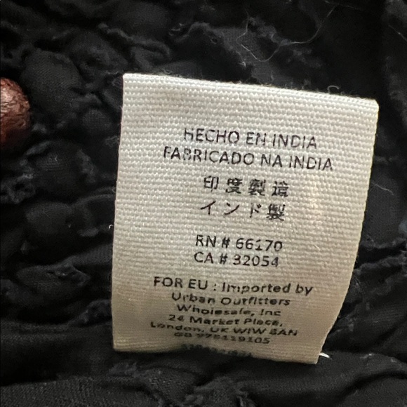 Vintage Free People Black Fringe Crochet Jacket - Picture 9 of 12